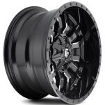 Felga aluminiowa Matte Black/Gloss Black Lip Sledge Fuel - 2
