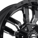 Felga aluminiowa Matte Black/Gloss Black Lip Sledge Fuel - 3