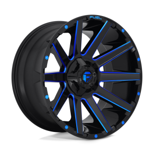 Felga aluminiowa D644 CONTRA Gloss Black Blue Tinted Clear FUEL