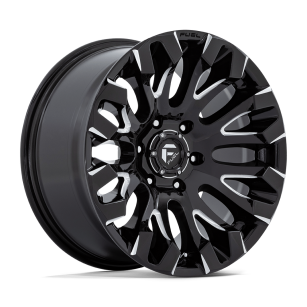 Felga aluminiowa D828 QUAKE Gloss Black Milled FUEL