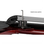 Relingi dachowe srebrne TeraFlex Nebo - 2