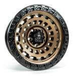 Felga aluminiowa D634 Zephyr Matte Bronze/Black Bead Ring Fuel - 3