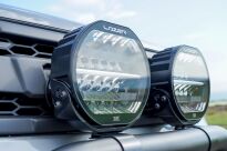 LAZER Sentinel 9'' Chrome ze światłami pozycyjnymi – okrągła lampa LED - 3