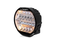 LAZER Sentinel 9'' Chrome ze światłami pozycyjnymi – okrągła lampa LED - 12