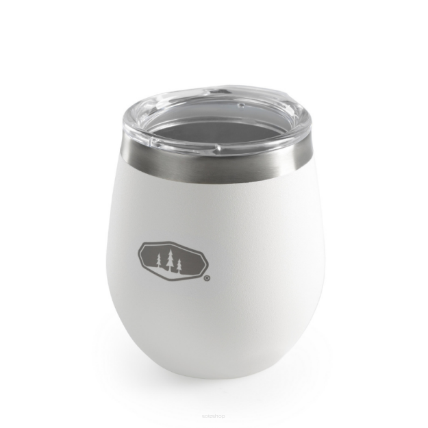 Stalowy kubek Glacier Stainless Glass 237 ml biały GSI