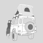 NAMIOT DACHOWY AUTOHOME AIR TOP BLACK STORM LARGE - 22