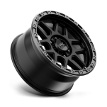 Felga aluminiowa KM544 MESA Satin Black W/ Gloss Black Lip KMC - 3