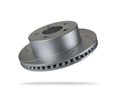 Pedders Slotted Geomet Coated Rotor