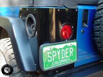 Narożniki ochronne krótkie tylne stalowe POISON SPYDER - Jeep Wrangler TJ - 2