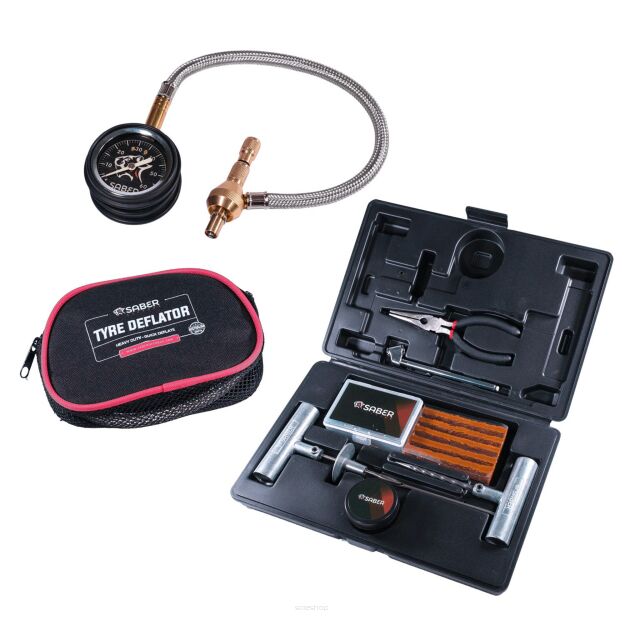Tyre Safety Bundle - Tyre Deflator & Repair Kit