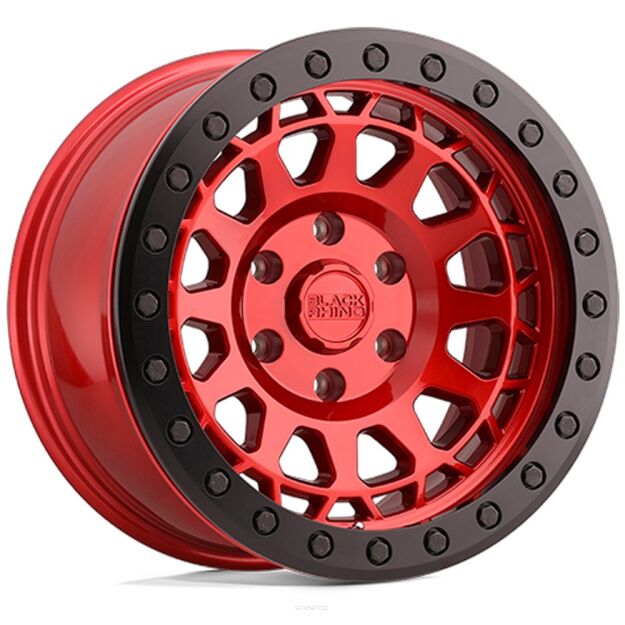 Felga aluminiowa PRIMM BEADLOCK Candy Red With Black Ring BLACK RHINO