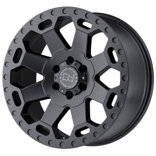 Felga aluminiowa 9x20" 5x139,7 ET0 Matte Gunmetal Warlord Black Rhino - Dodge RAM 1500 02-18