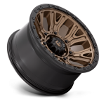 Felga aluminiowa D826 TRACTION Matte Bronze W/ Black Ring FUEL - 2