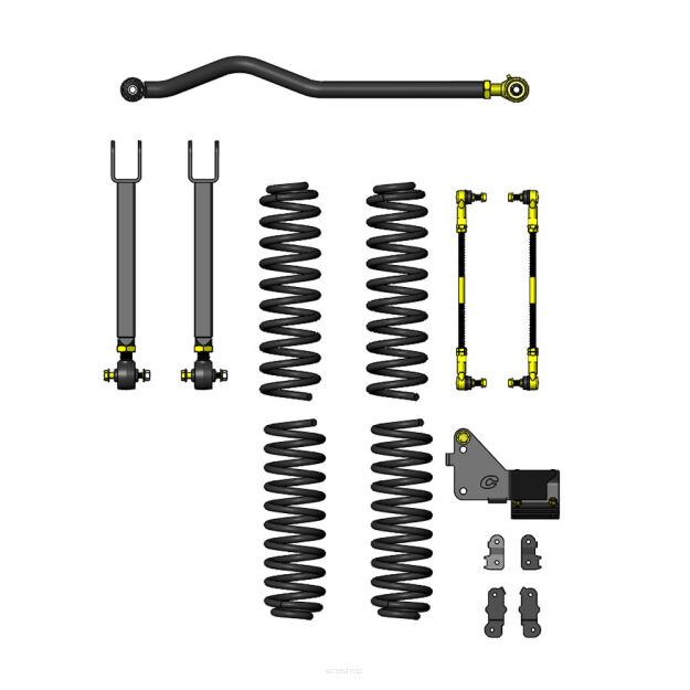 Zestaw zawieszenia Ride Right+ Clayton Lift 2,5