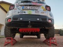 Osłona tłumika tylnego Jeep Renegade 2014-2018 czerwona - 2