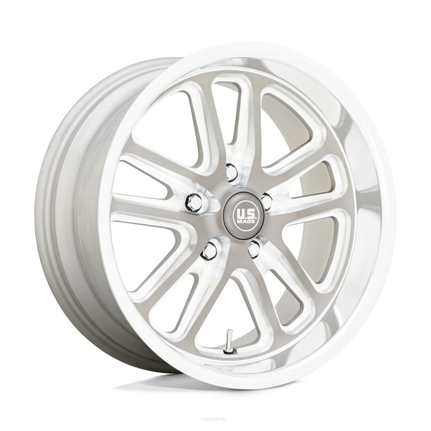 Felga aluminiowa U130 BULLET Textured Gun Metal W/ Milled Edges US MAGS