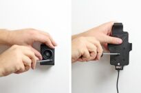 Uchwyt do Apple iPhone 7 w futerale z wbudowaną ładowarką samochodową do instalacji na stałe - 2