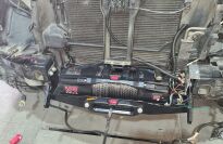 Jeep Cherokee Liberty KJ 2002-2008 osłona czołowa z płytą montażową wyciągarki aluminiowa - 2