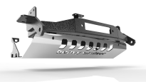 Jeep Cherokee Liberty KJ 2002-2008 osłona czołowa z płytą montażową wyciągarki aluminiowa - 3