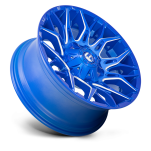 Felga aluminiowa D770 TWITCH Anodized Blue Milled FUEL - 3
