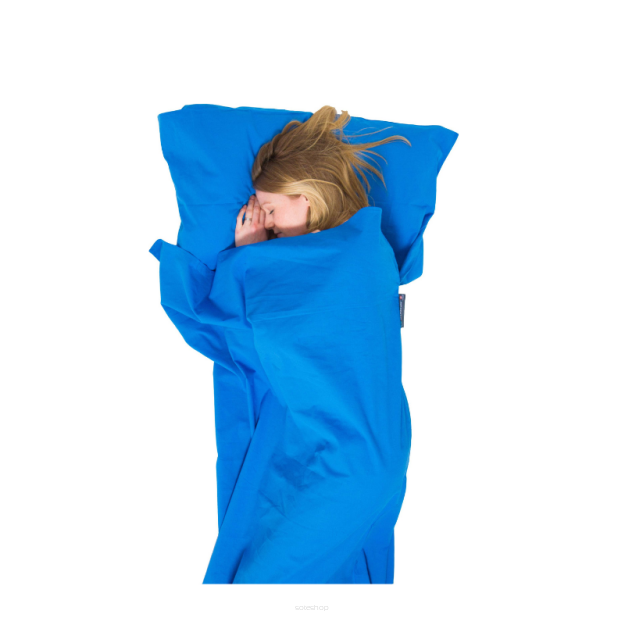 Wkład do śpiwora prostokąt 100% Bawełna Sleeping Bag Liner Lifeventure