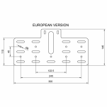 Uchwyt na tablicę rejestracyjną led (eu) Bison Gear - 4