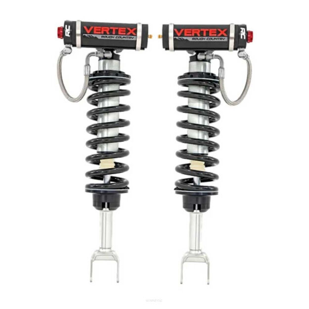 Amortyzatory regulowane przód Coilover Rough Country Vertex Lift 6