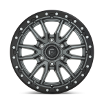 Felga aluminiowa D680 Rebel Matte GUN Metal Black Bead Ring Fuel - 3