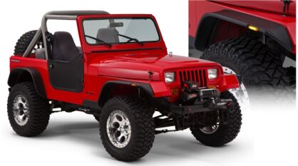Poszerzenia nadkoli BUSHWACKER Flat Style - Jeep Wrangler YJ