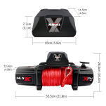 Wyciągarka elektryczna X-BULL WINCH TOUGH 14500 12V lina syntetyczna - 13