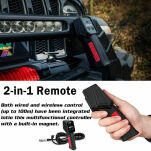 Wyciągarka elektryczna X-BULL WINCH TOUGH 14500 12V lina syntetyczna - 9