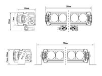 Zestaw dwóch lamp LAZER TRIPLE-R 750 Elite (Gen2) z systemem montażu w fabrycznym grillu – VW AMAROK (2023 -) - 13