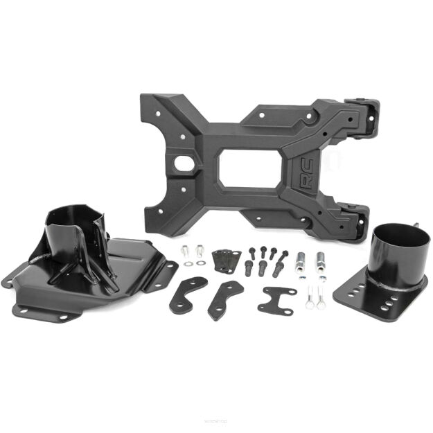 Mocowanie koła zapasowego z relokacją światła stop Rough Country - Jeep Wrangler JK 07-18