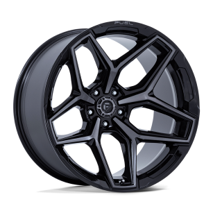Felga aluminiowa FLUX Gloss Black Brush Fc Gray Ddt FUEL