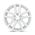 Felga aluminiowa S257 FLEX Gloss Silver Brushed Face DUB - 2