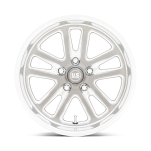 Felga aluminiowa U130 BULLET Textured Gun Metal W/ Milled Edges US MAGS - 3