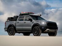 Ford Ranger T6/Wildtrak/Raptor (2012-2022) Slimsport Roof Rack w/40in Light Bar Kit - 6
