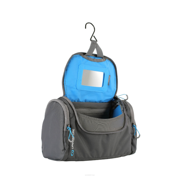 Kosmetyczka turystyczna Wash Holdall szary niebieski Lifeventure