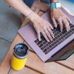 Termiczna butelka kubek TKWide VI 355 ml żółta Klean Kanteen - 6