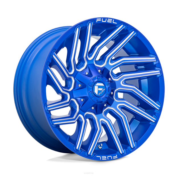 Felga aluminiowa D774 TYPHOON Anodized Blue Milled FUEL