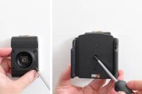 Uchwyt uniwersalny regulowany do Apple iPhone 12 bez futerału oraz w futerale lub etui o wymiarach: 70-83 mm (szer.), 6-10 mm (grubość). - 9