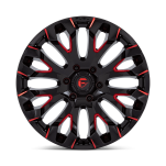 Felga aluminiowa D829 QUAKE Gloss Black Milled Red Tint FUEL - 2