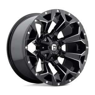 Felga aluminiowa D576 ASSAULT Gloss Black Milled FUEL