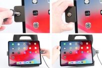 Uchwyt aktywny do instalacji na stałe z blokadą na kluczyk do Apple iPad Pro 12.9 2020 (A2069, A2232, A2229) - 5