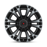 Felga aluminiowa XD851 Monster 3 Satin Black W/ Gray Tint XD Series - 4