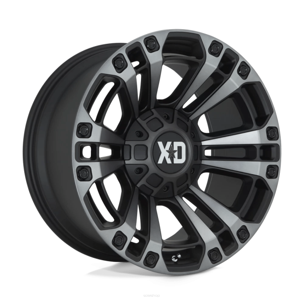 Felga aluminiowa XD851 Monster 3 Satin Black W/ Gray Tint XD Series