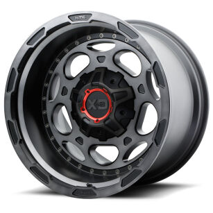 Felga Aluminiowa 9x20" 5x127/5x139,7 ET0 XD 837 Demodog Czarny z Szarym Cieniowaniem - Dodge RAM 1500 02-18
