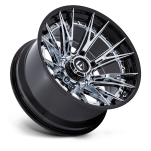 Felga aluminiowa FC402 CATALYST Chrome W/ Gloss Black Lip FUEL - 2