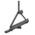 Zderzak rurowy stalowy tył z szeklami, mocowaniem koła zapasowego i haka Smittybilt SRC Classic - 4