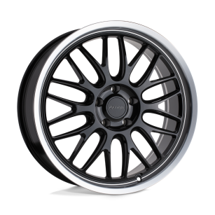 Felga aluminiowa P4C Gloss Black W/ Machined Cut Lip PETROL
